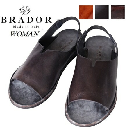 BRADOR ブラドール サンダル レディース 本革 レザー 牛革 シンプル 夏 シューズ 靴 カジュアル 革サンダル バックストラップレザーサンダル 13,673円
