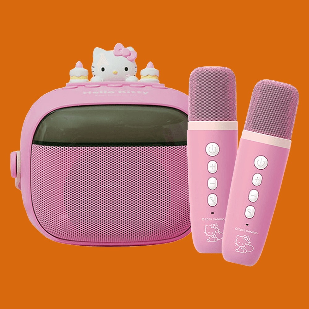 ハローキティ スピーカー マイクセット 家庭用 Bluetooth 携帯用 カラオケ キティ グッズ 6,097円