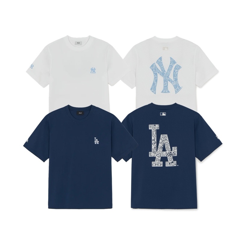 Basic Lace Mega Logo Oversize Fit T-shirt (3ATSB7663-50WHS,3ATSB7663-07NYD)