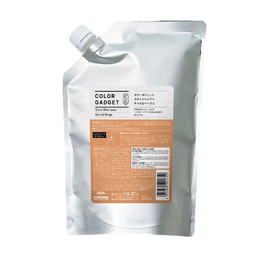 ミルボン カラーガジェット カラーシャンプー キャメルベージュ 1000ml
