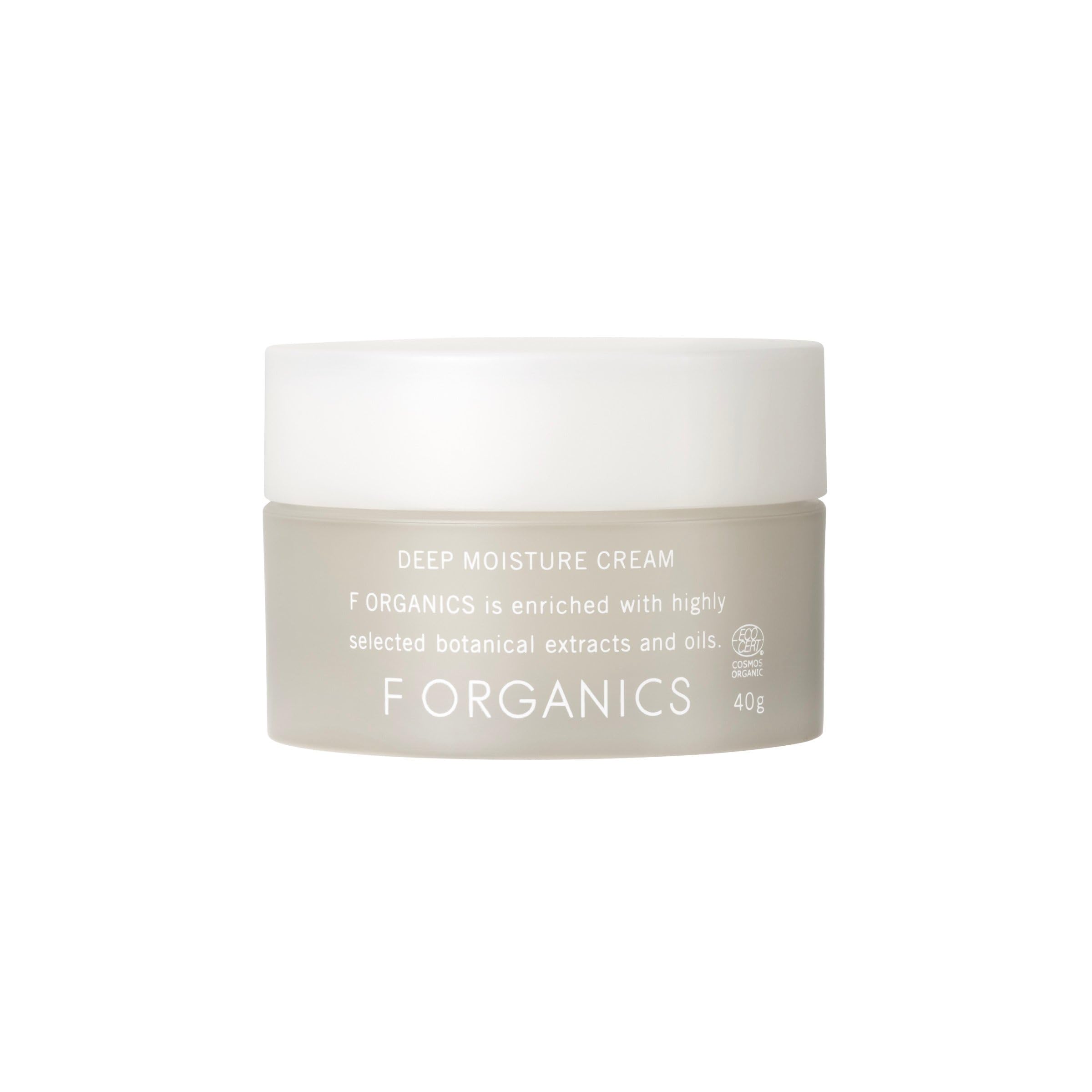 F organics(エッフェオーガニック) ディープモイスチャー クリーム 40g 保湿クリーム 保湿 COSMOS ORGANIC認証取得 オーガニック 5,929円