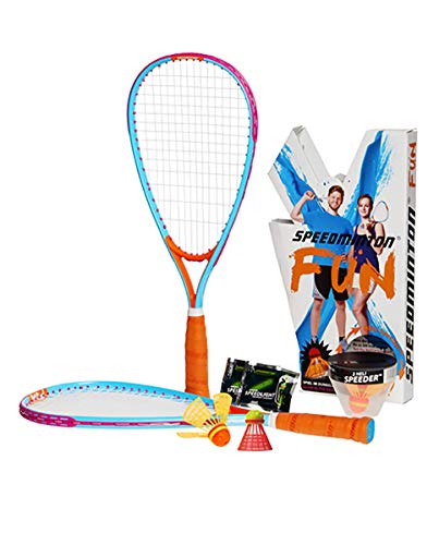 スピードミントンファン バドミントンセット ラケット2本&シャトルセット Speedminton F