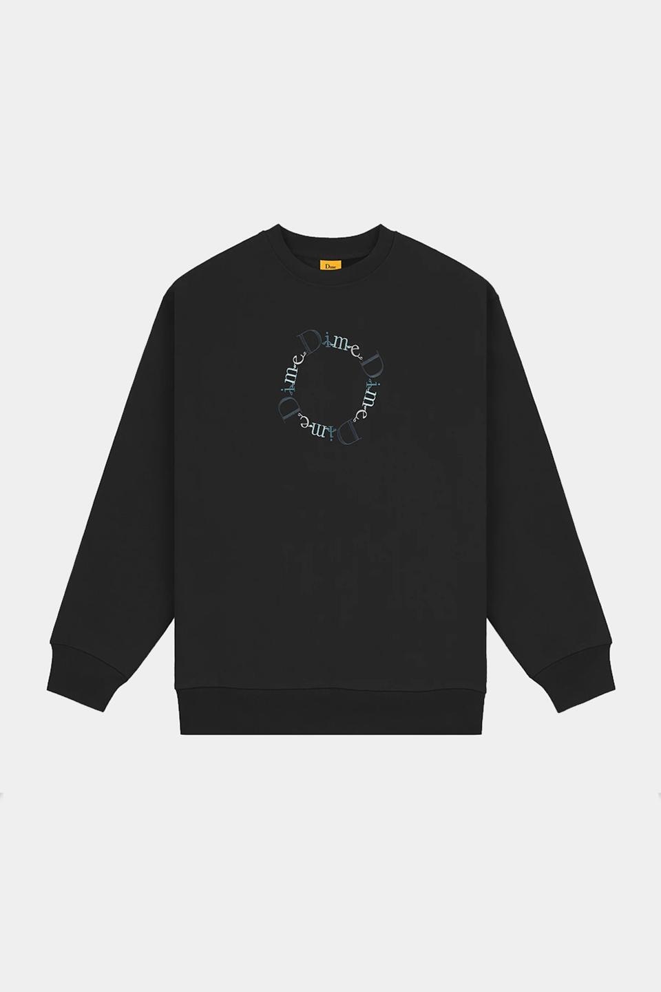 ★Dime★Classic Bff Crewneck /スウェット Dime Classic Bff Crawneck Embroidered Circle Logo Crew Neck