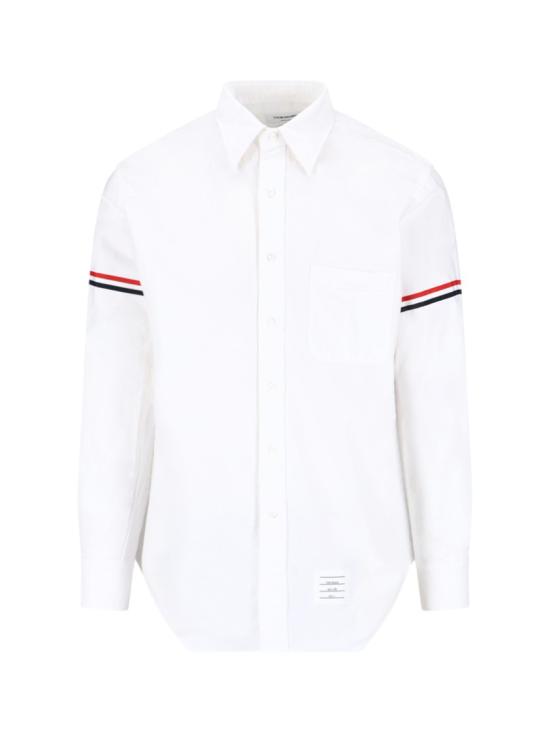 THOM BROWNE Men Shirts MWL150E F0313100 White