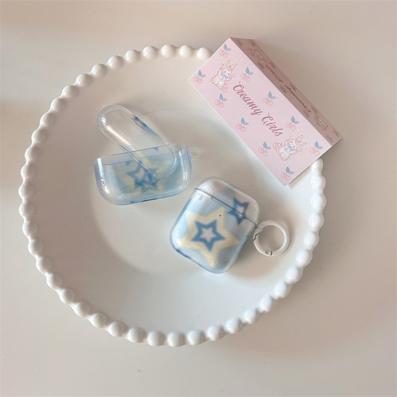 ブルースター透明 Apple Airpods 保護ケース Airpodspro ヘッドフォンに新しいワイヤレス第 2 世代