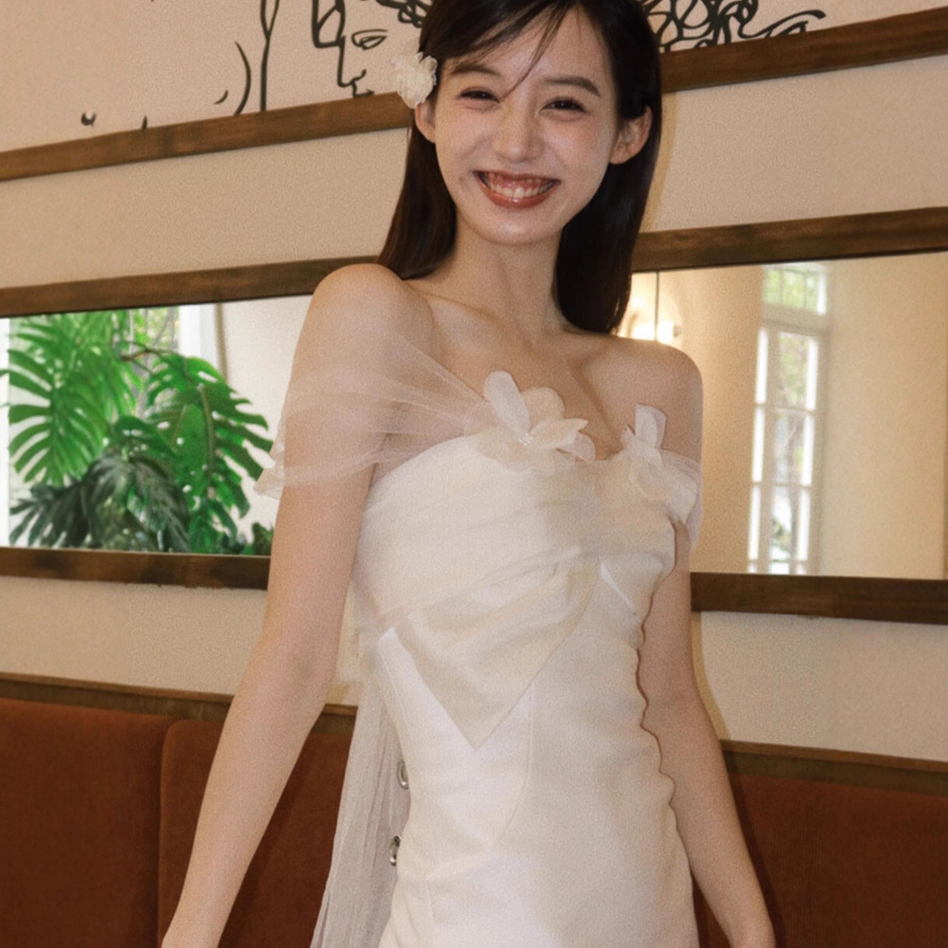 秋 ドレス 白 ウェディングドレス 結婚式 新作 サテンのドレス オフショルダードレス ロングワンピース レディース