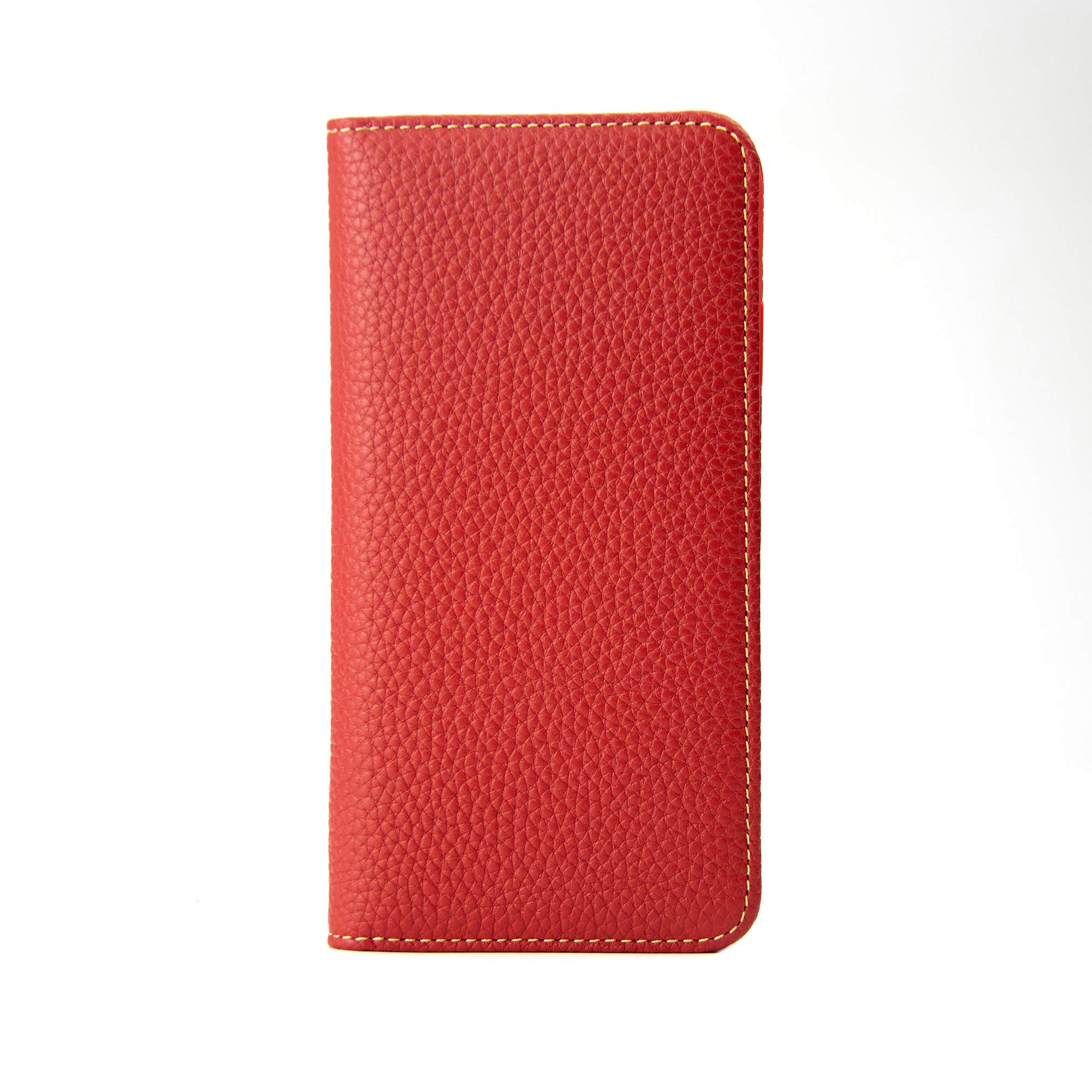 HANATORA HUAWEI P20Pro ケース 手帳型 本革 スマホケース スマホ スタンド コードホルダー 付き シュリンクカーフレザー ギフト マグネットなし レッド PH-P20Pro-R 4,778円