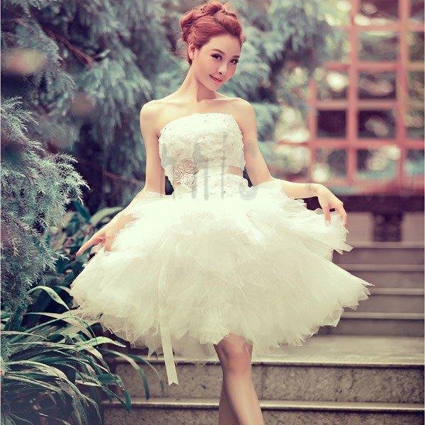 ミニドレス 安い ウエディングミニドレス 結婚式 ミニドレス 演奏会 パーティードレス 二次会 花嫁 7,470円