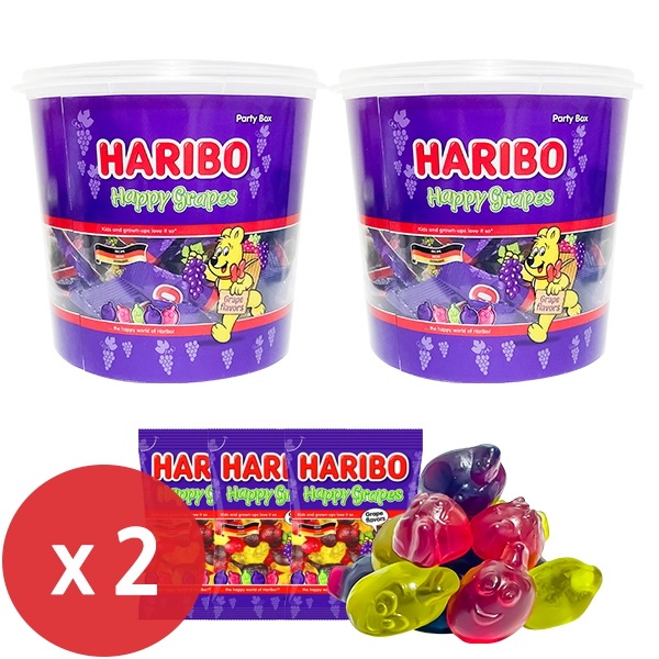 ハッピー グレープ フルーツ ゼリー 1kg x 2個/ タムラ/ ウェルチス/ トロリー/ オキオ