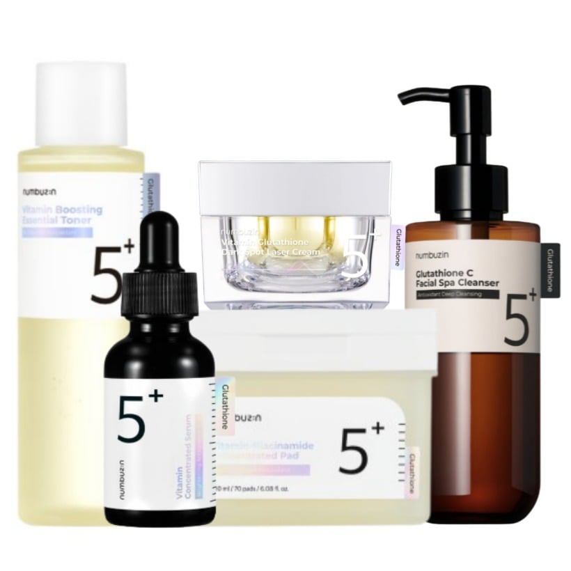 [5番2種/3種/4種セット] グルタチオンＣ美容液アンプル/フィルム/トナー/クリーム/ アロママッサージクレンジング/ 韓国コスメ