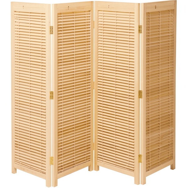 JP-LB4S(NA) 衝立4連 ナチュラル メーカー直送