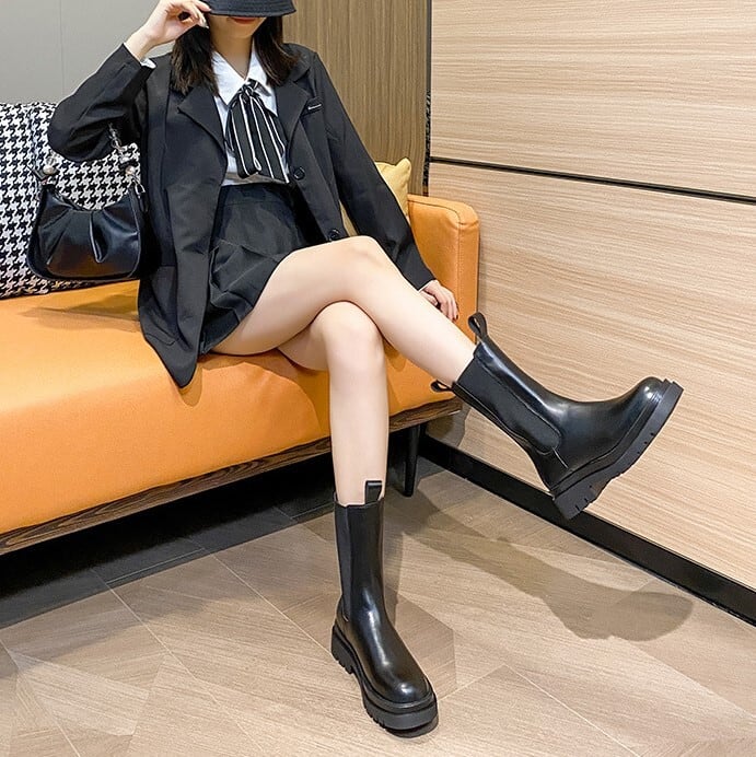 おしゃれ お洒落 人気 安い 激安 お得 レディース ショートブーツ 4.5cmヒール タンクソール 5,399円