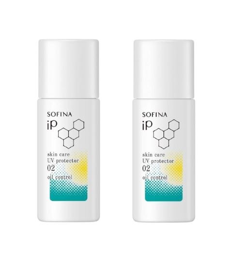 2個セット iP スキンケアUV02 皮脂に耐えるUV防御ベール SPF50/PA+++ 30ml