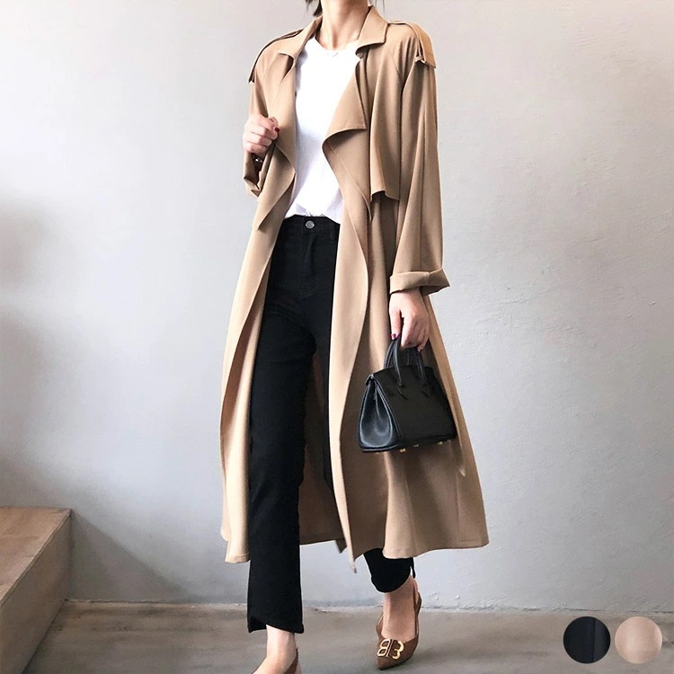 コート レディース 秋 トレンチ トレンチコート ロング丈 おしゃれ 春コート アウター 秋 春 て 5,460円