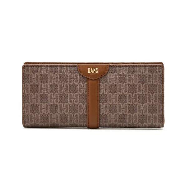 AK水原店 ハンドバッグ Saint Barnet ブラウン DDパターン 2段 長財布 DCWA6E802