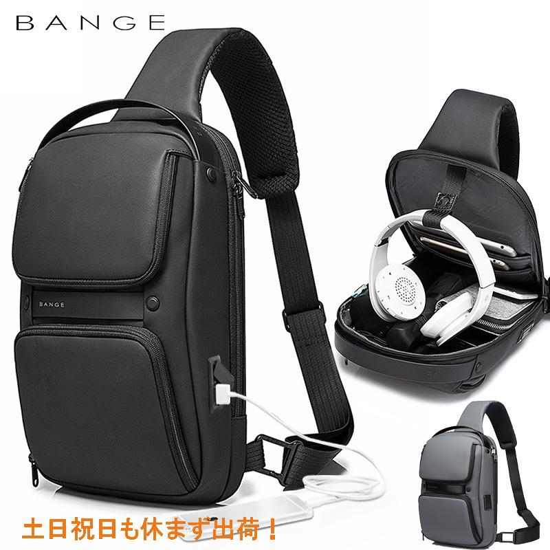 ボディバッグ メンズ　ボディーバッグ ワンショルダー レディース 軽量 スポーツバッグ 撥水 ショルダーバッグ 斜め掛けバッグ大容量 BANGE BG7258 新入荷