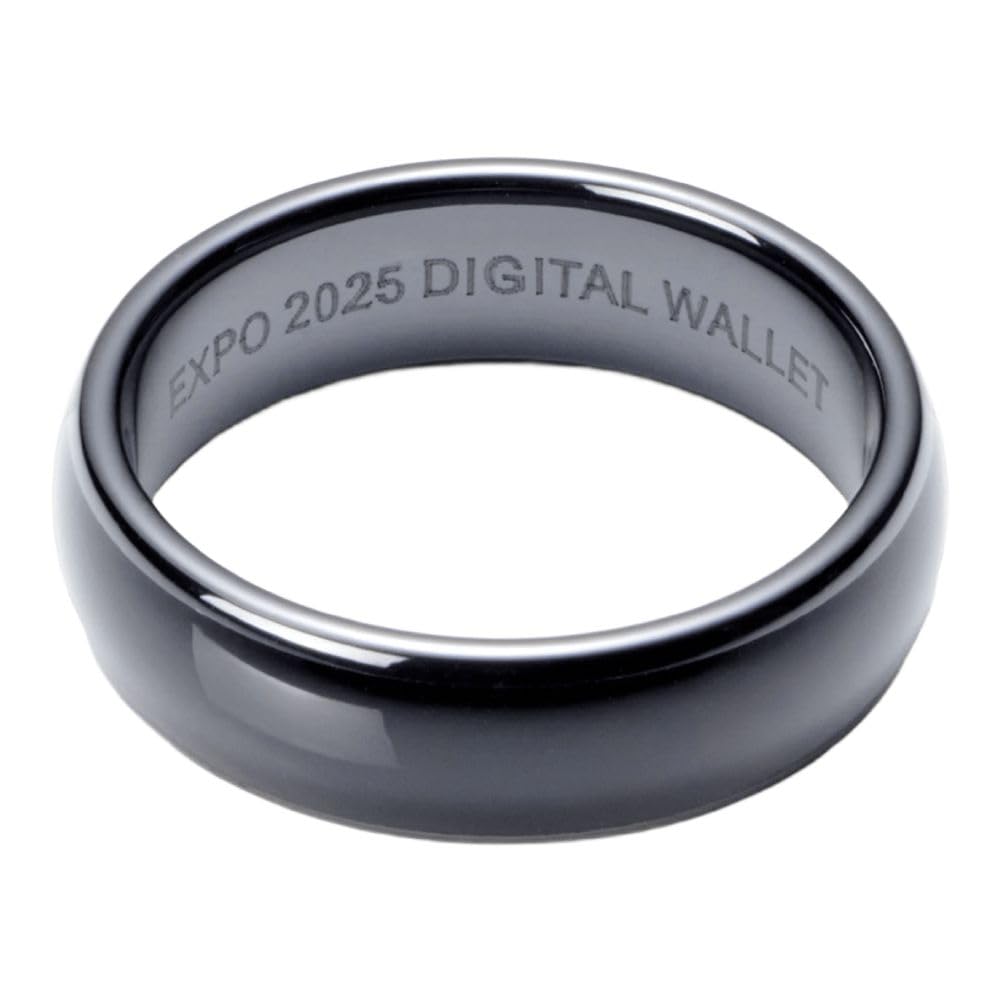 EVERING (エブリング) 決済できるスマートリング 有効期限2028年11月 18サイズ品揃え (US規格) 充電不要 NFC (TypeA) 生活防水 (5気圧防水) アプリでワンタップで一時