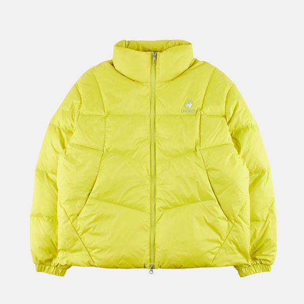 共用ノバショートダウンジャケットライムQP423FDJO1_P407300134