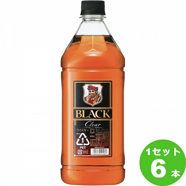 アサヒ ブラックニッカクリア 1800 ml 6本 ウイスキー【送料無料一部地域は除く】 10,148円