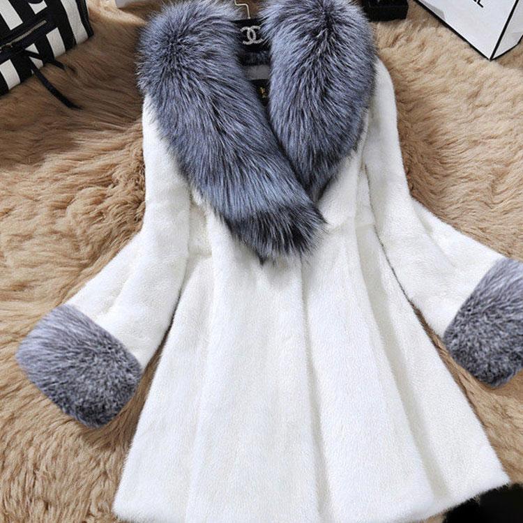 超人気秋冬レディースファーコート毛皮コートレディースコートフェイクファーアウタージャケット　暖かい　通勤　レディースアウター