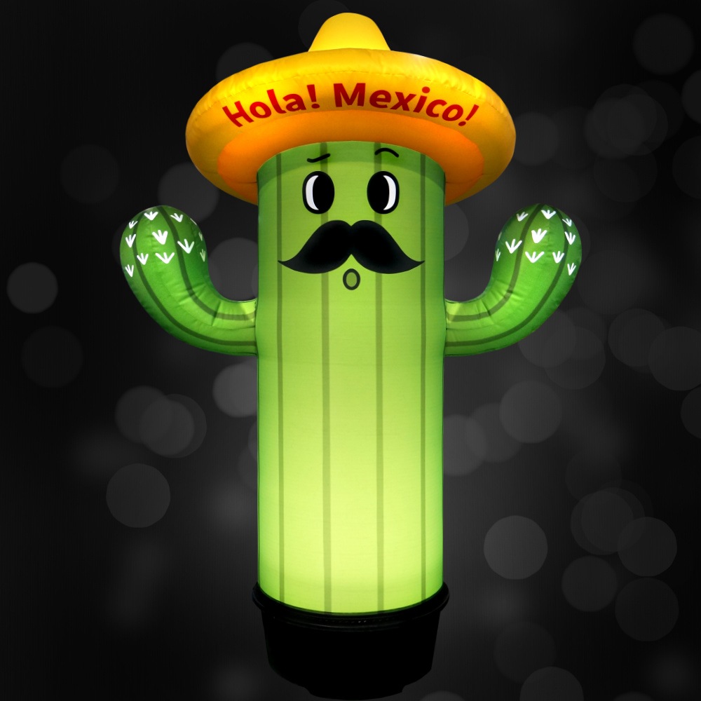 [サボテン] エアー看板 立体看板 膨らむ看板 店舗看板 目立つ看板