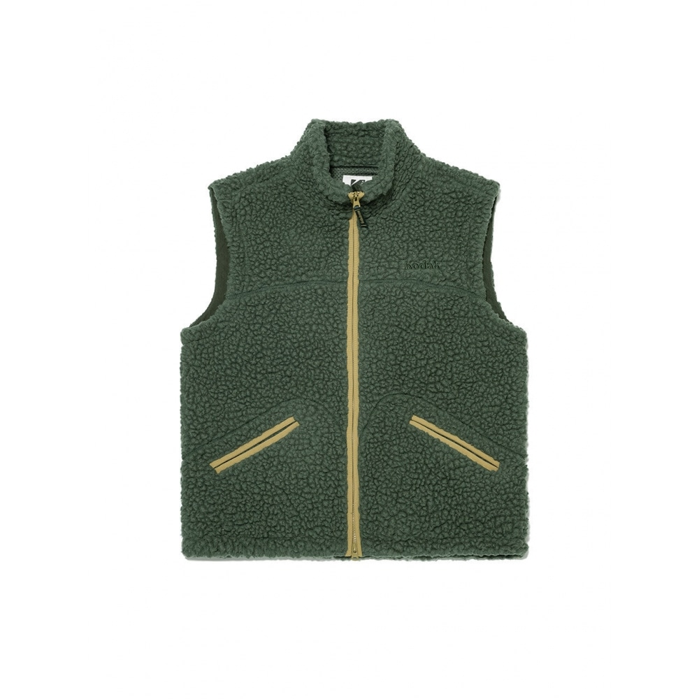 コダックアパレルトリップウールフリースベストKHAKI