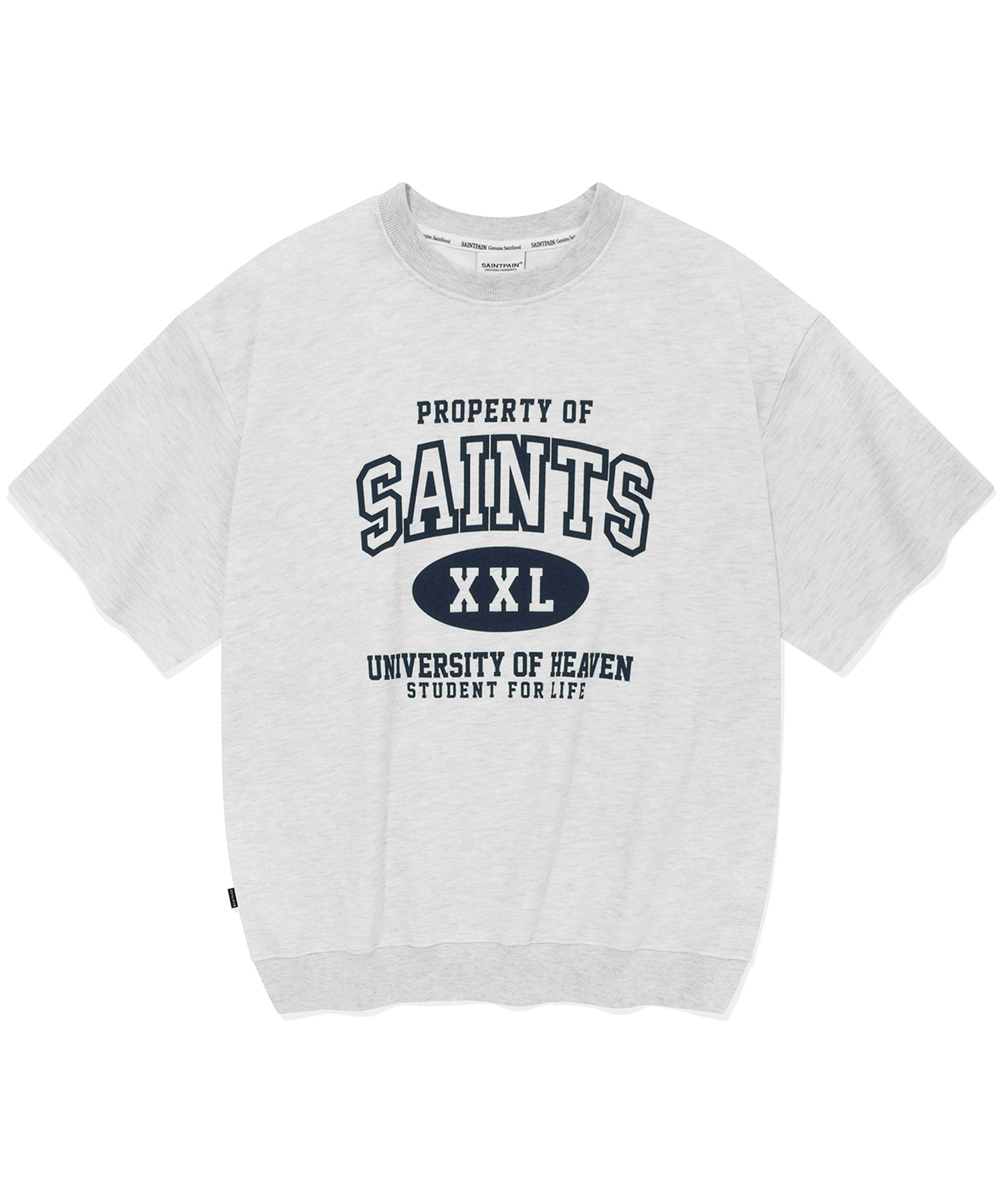 SP Athletic Short Sweatshirt-Ashmelange