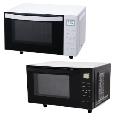 電子レンジ 18L 縦開き ヘルツフリー フラットタイプ ARF-118VF-W / ARF-118VF-K