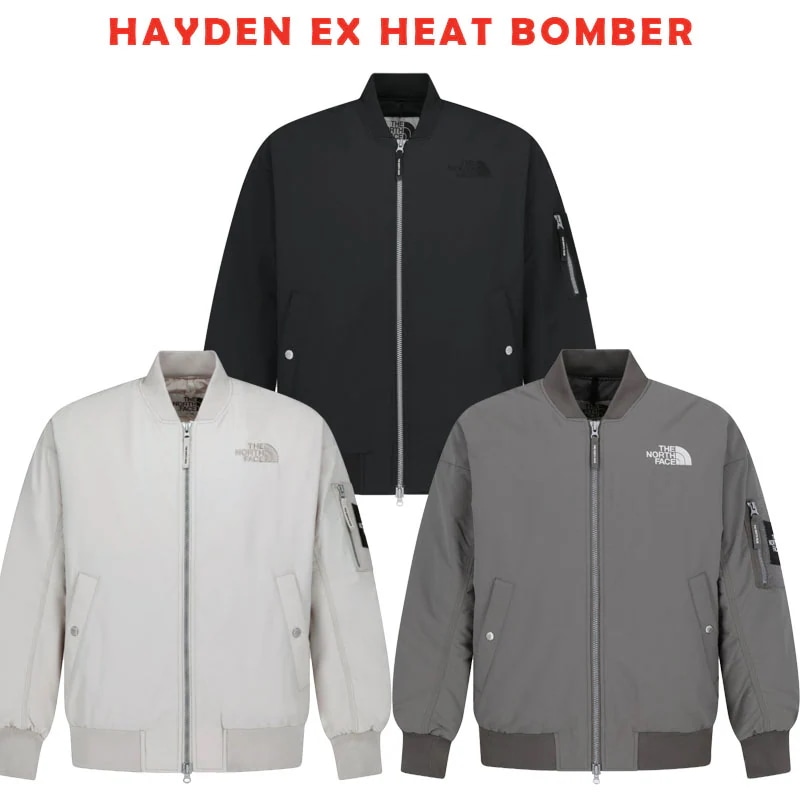 韓国正規品保証 MEGA SALE NJ3NR64J NJ3NQ56J HAYDEN EX HEAT BOMBERデイリー 基本 着装 男子 女子 人気 韓国 ファッション 男女共用 アウトドア