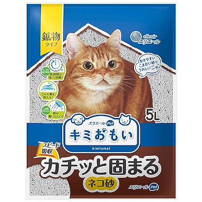 他サイト： キミおもい カチッと固まる ネコ砂 5Lの商品画像