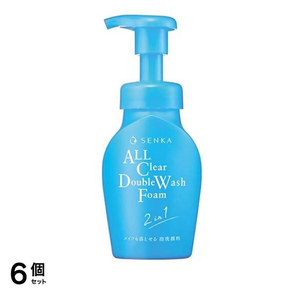 SENKA 専科 メイクも落とせる泡洗顔料 ポンプ付本体ボトル 150mL 6個セット