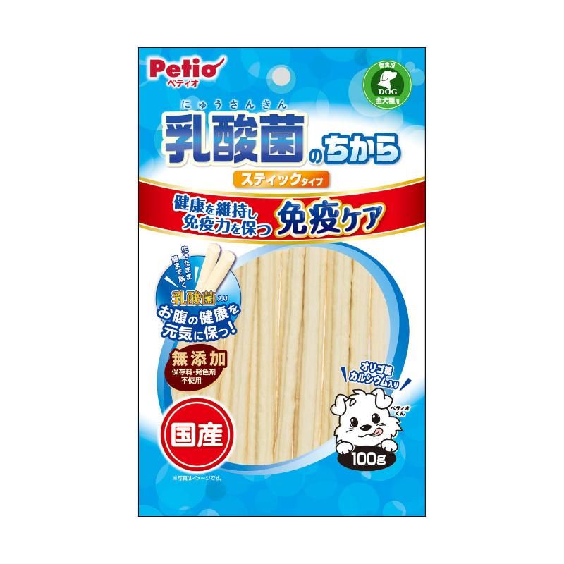 （まとめ買い）乳酸菌のちから スティックタイプ 100g 犬用おやつ [x15]