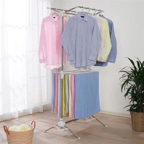 ステンレス室内物干し CLS-800SER 840×660×1320～1800mm