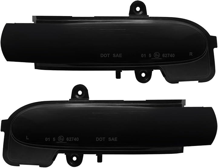 互換品 ベンツ スモークレンズ仕様 W203 Cクラス LED 流れて光る ドアミラー シーケンシャルウインカー 純正交換タイプ 左右１組(スモーク)