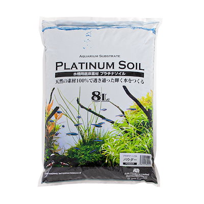 他サイト： ＪＵＮ　プラチナソイル　パウダー　８Ｌ　アクアリウム　熱帯魚　水草　吸着系　お一人様３点限り　ＣＲＣ21―30―20―10―20の商品画像