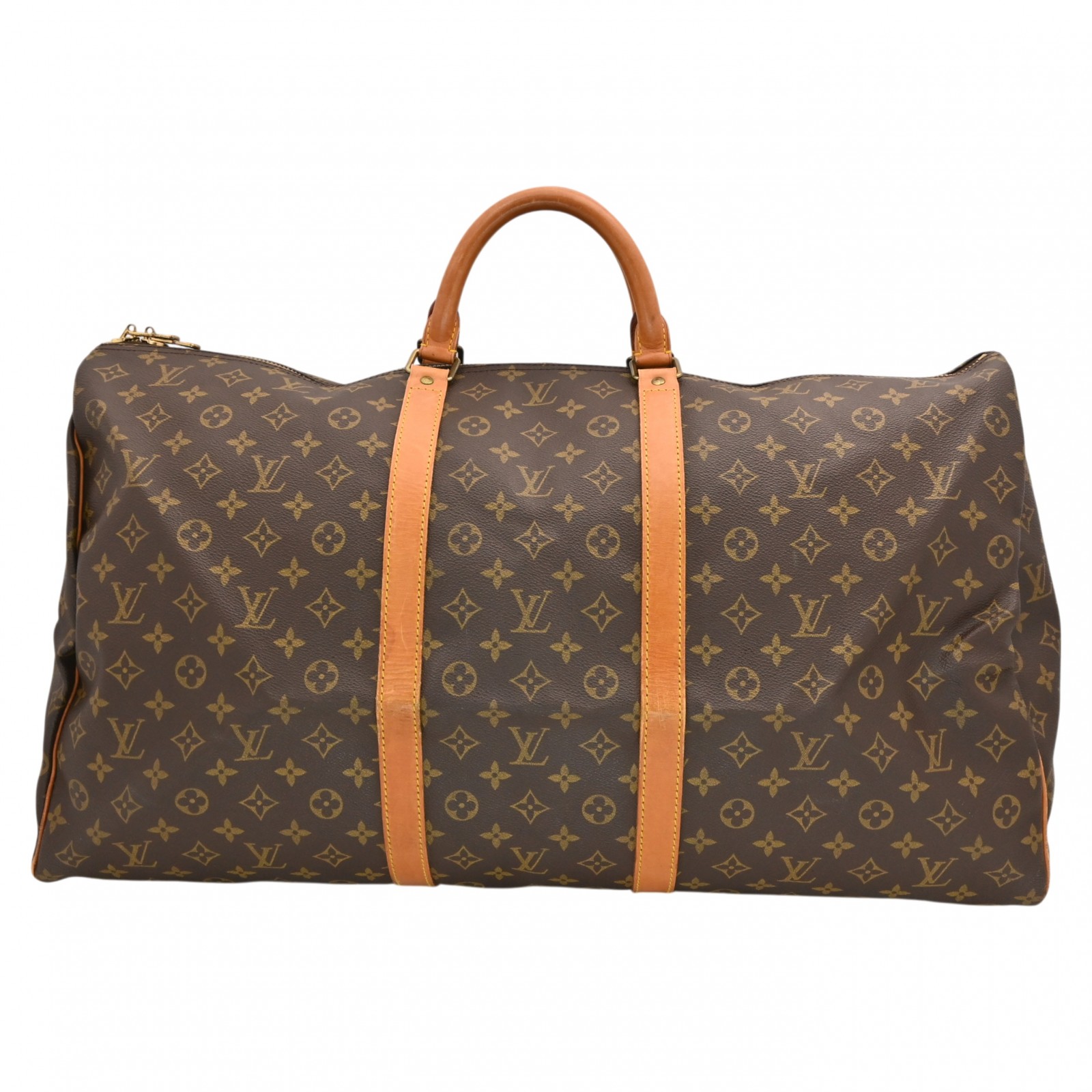 【中古】ルイヴィトン モノグラム キーポル60 ボストンバッグ Bランク lv7855ns