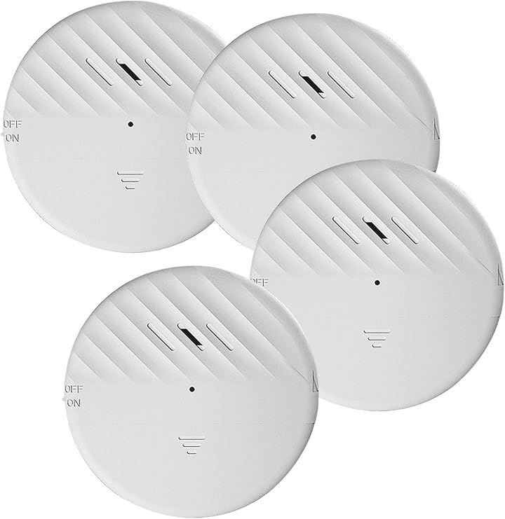 Bestliving ウィンドウアラーム 窓 防犯アラーム 盗難防止 振動センサー付き 125dB大音量 取付簡単 防犯グッズ 自宅セキュリティ 車の防犯 アパート 防侵入 白(白4個)