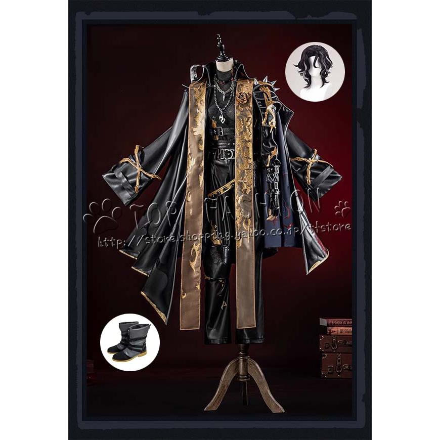 【品質良い 大好評中】IdentityV 第五人格 風 隠者 隠者 アルヴァ・ロレンツ 薄い金 コスプレ衣装 ウィッグ 靴 cosplay コスチューム 演出服アニメ変装仮装 ハロウィン クリスマス