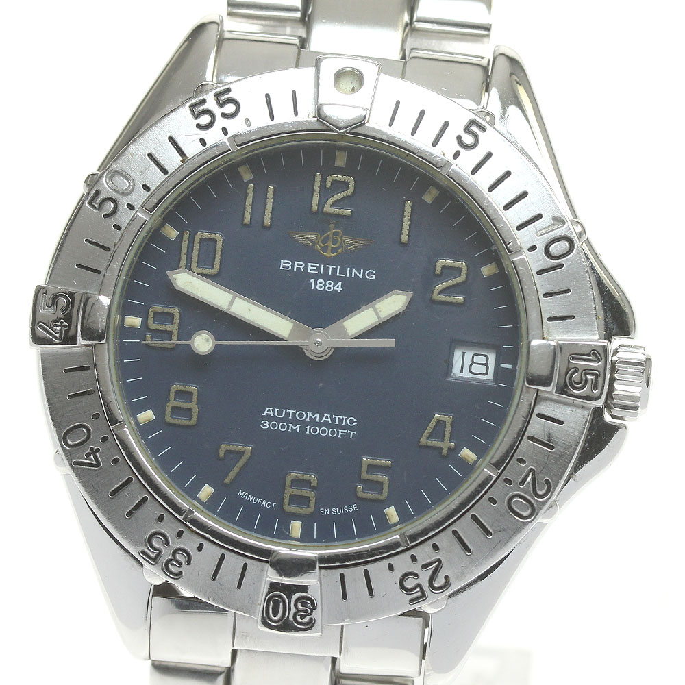ブライトリング BREITLING A17035 コルトオーシャン デイト 自動巻き メンズ _835571【中古】