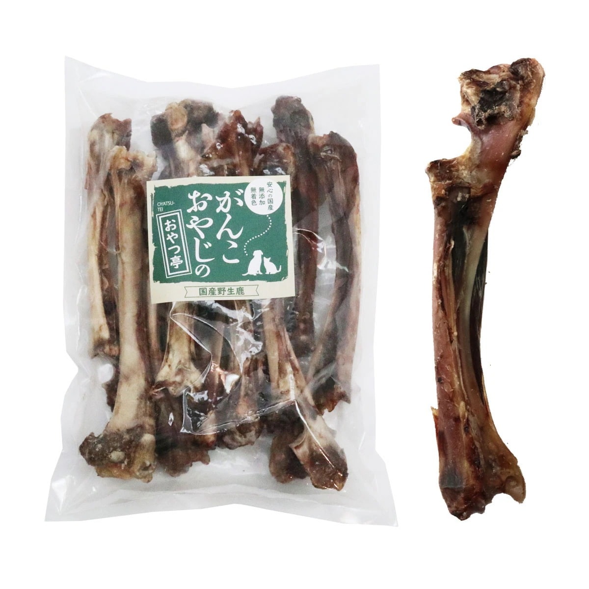 国産野生鹿レッグボーン M(げんこつなし10本) 歯磨き 骨 しか おやつ