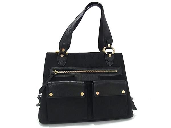 ブルガリ ハンドバッグ ロゴマニア キャンバス - ゴールド金具 ブラック ショルダーバッグ トートバッグ ショッピングバッグ 鞄 ブランド ビジネス 斜め掛け 肩掛け 上品【本物保証】