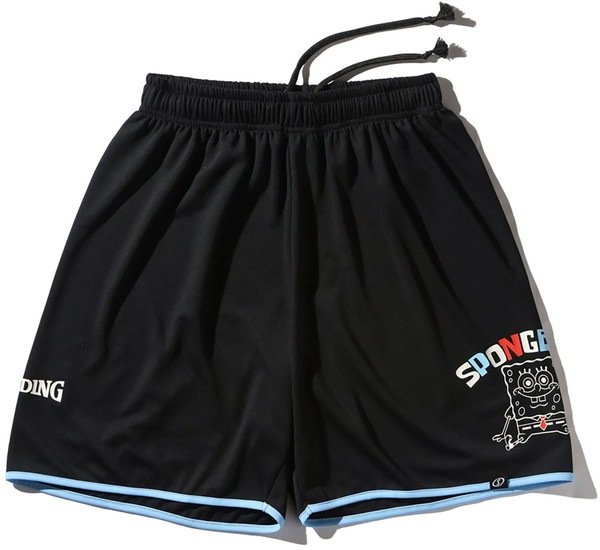 SPALDING スポルディング プラクティスパンツ スポンジ・ボブ パペット バスケットボール プラクティスパンツ SMP25150S-1000