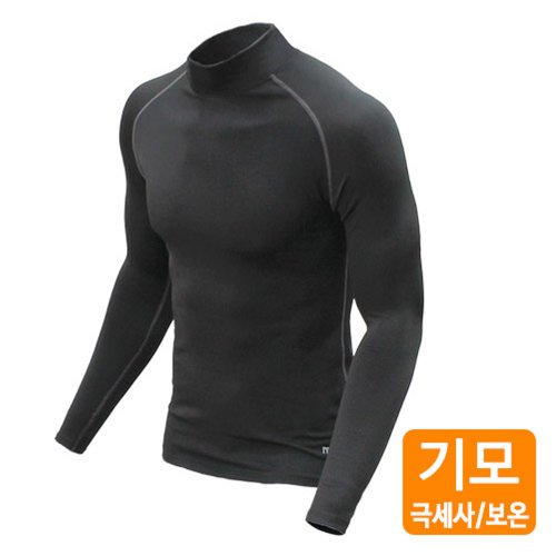 MCNSPORTS 起毛加工アンダーウェアロングスリーブトップ