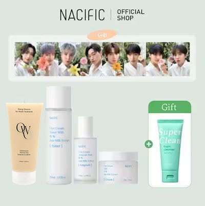 [NACIFIC X ATEEZ]フラワーリングウユクリームスキンケアセット＋スペシャルフローラルギフトキット