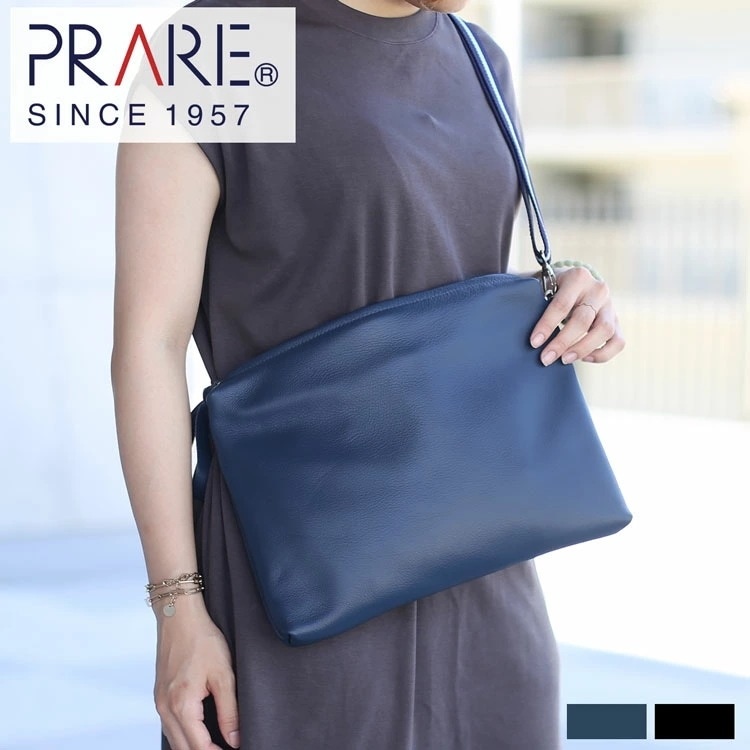 サコッシュ レディース 本革 日本製 2way バッグ プレリー PRAIRIE ショルダーバッグ クラッチバッグ バッグ ビジネス 通勤 カジュアル 上質 柔らかい 革 レザー ipad タブレット
