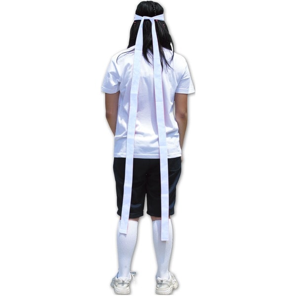 (まとめ)アーテック 鉢巻/はちまき (ロング丈) 巾40mm×3m 綿100% ホワイト(白) (×30セット)