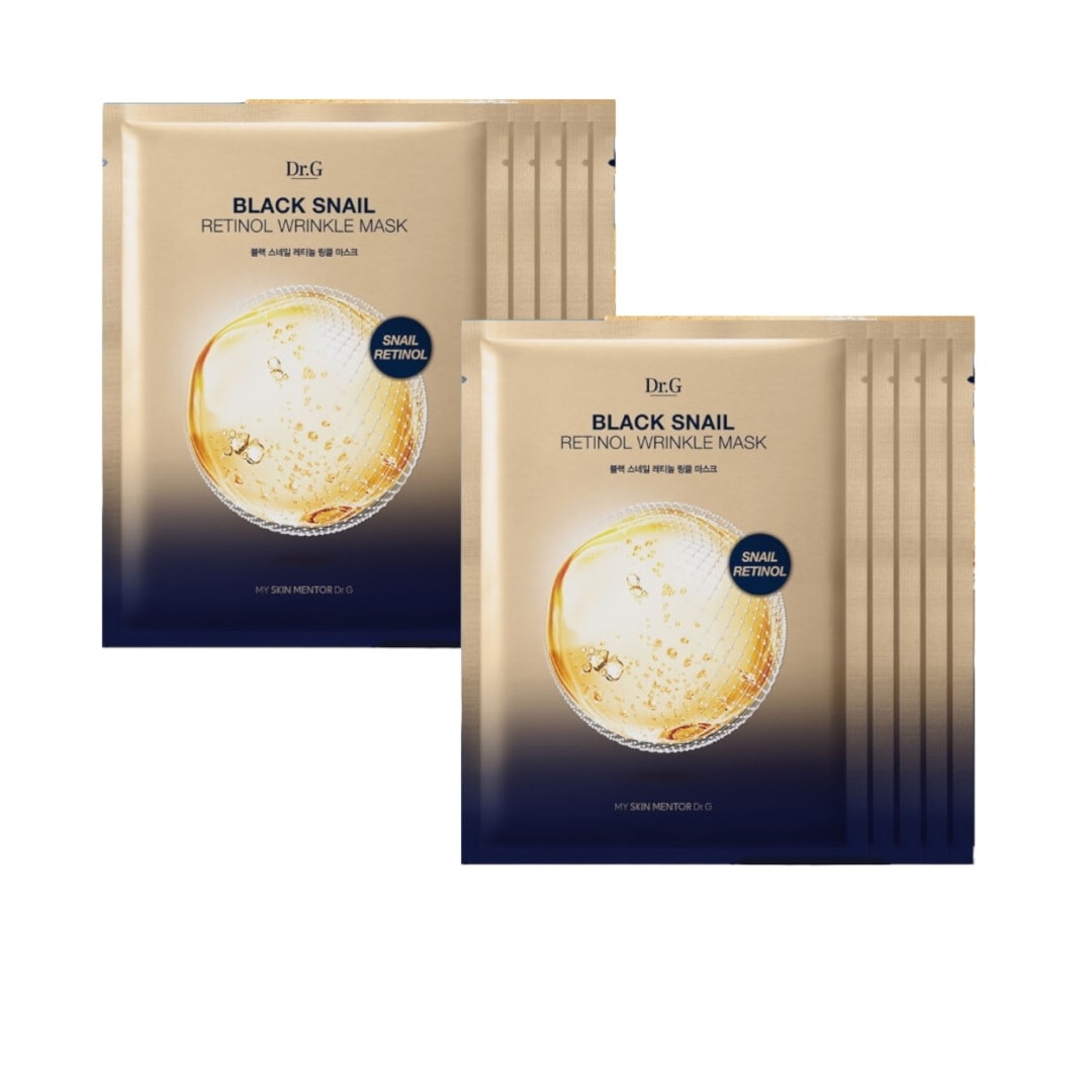 ブラック スネイル レチノール リンクル マスク 20枚