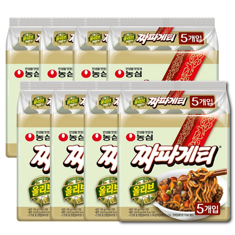 チャパゲティ 140g　「1BOX*40個」　 韓国ラーメン インスタントラーメン 韓国食品　ラーメン　袋ラーメン 5,254円