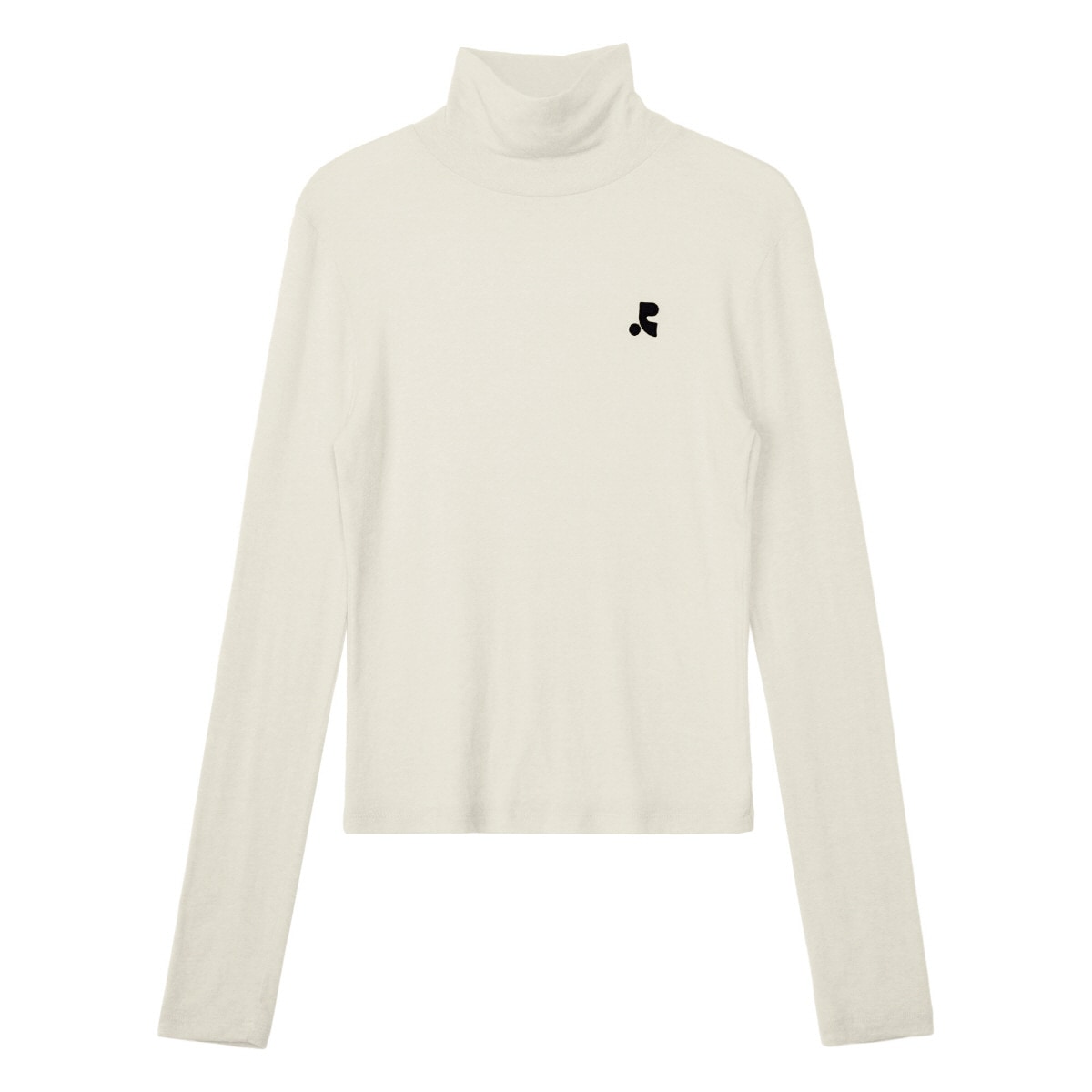 【REST & RECREATION】 RR HIGH NECK LONG SLEEVE TOP : IVORY
