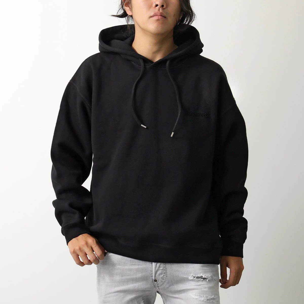 DSQUARED2 ディースクエアード パーカー Relax Fit Hoodie S74GU0891 S25516 メンズ 長袖 プルオーバー スウェット フーディロゴ 裏起毛 900